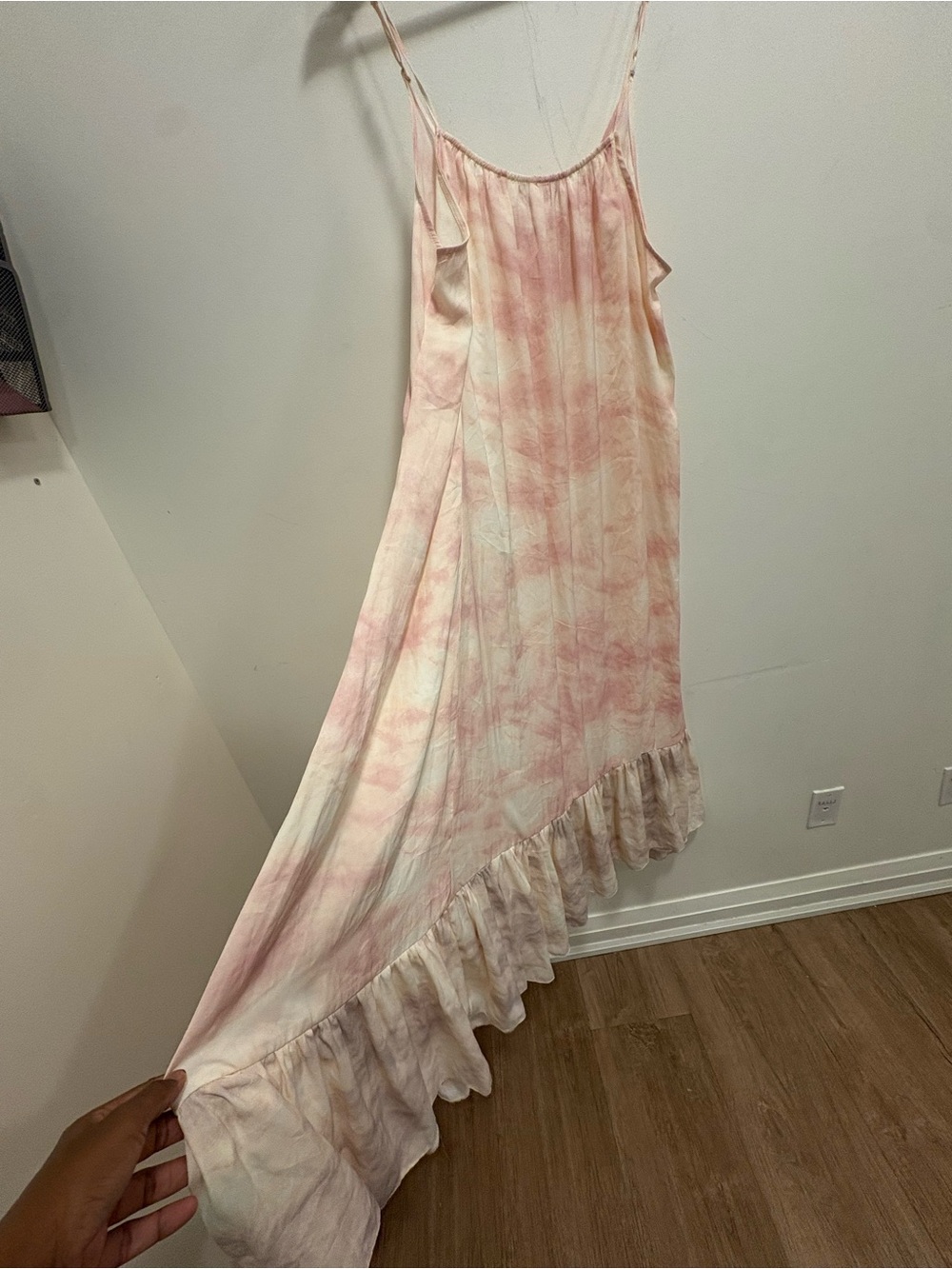 🌸Free People Intimately Full On Maxi Slip Dress Pink Purple Tie Dye A-Line US L - Picture 8 of 16